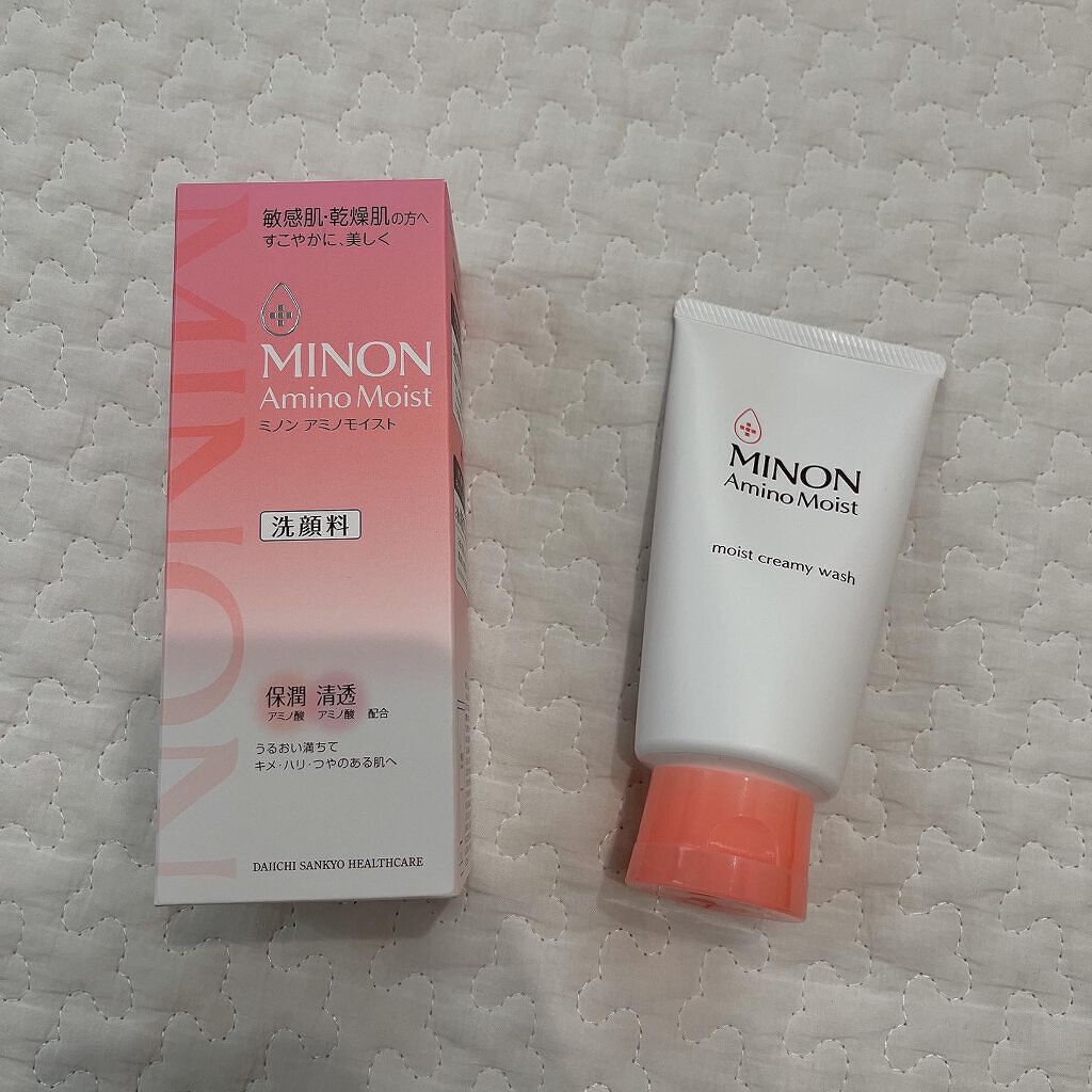 アミノモイスト モイストクリーミィ ウォッシュ/ミノン/洗顔フォームを使ったクチコミ(1枚目)