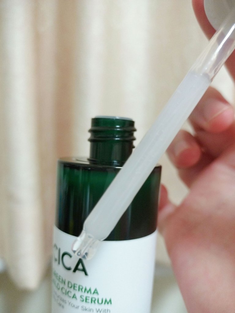 Pommier🍎のクチコミ「ネイチャーリパブリック グリーンダーマCICAセラムです。

●センテラアジアチカ(ツボクサ).....」（3枚目）