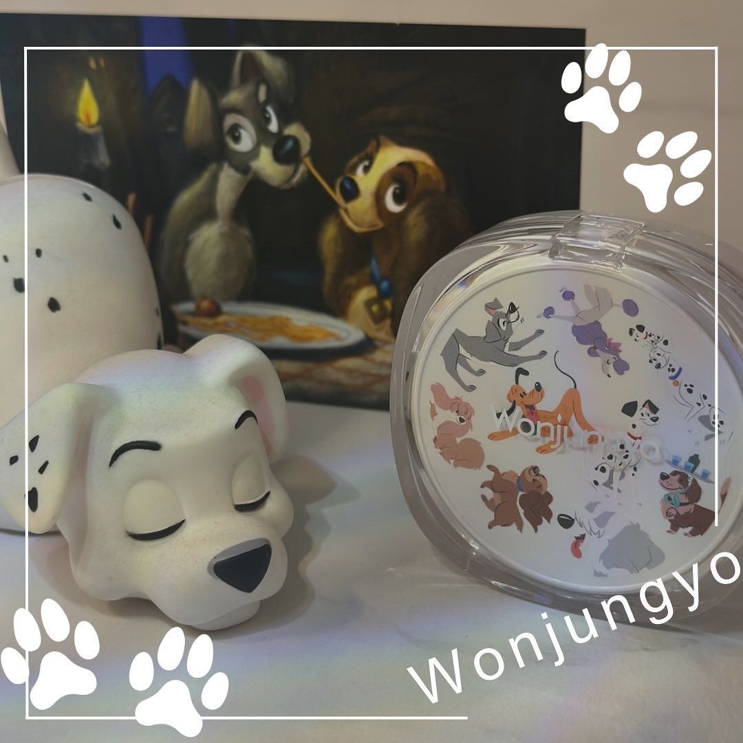 ウォンジョンヨ　トーンアップ　フィルタークッション 02 シャインホワイト（ディズニーデザイン）/Wonjungyo/クッションファンデーションを使ったクチコミ（1枚目）