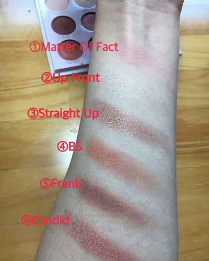 Give It To Me Straight/ColourPop/アイシャドウパレットを使ったクチコミ(2枚目)