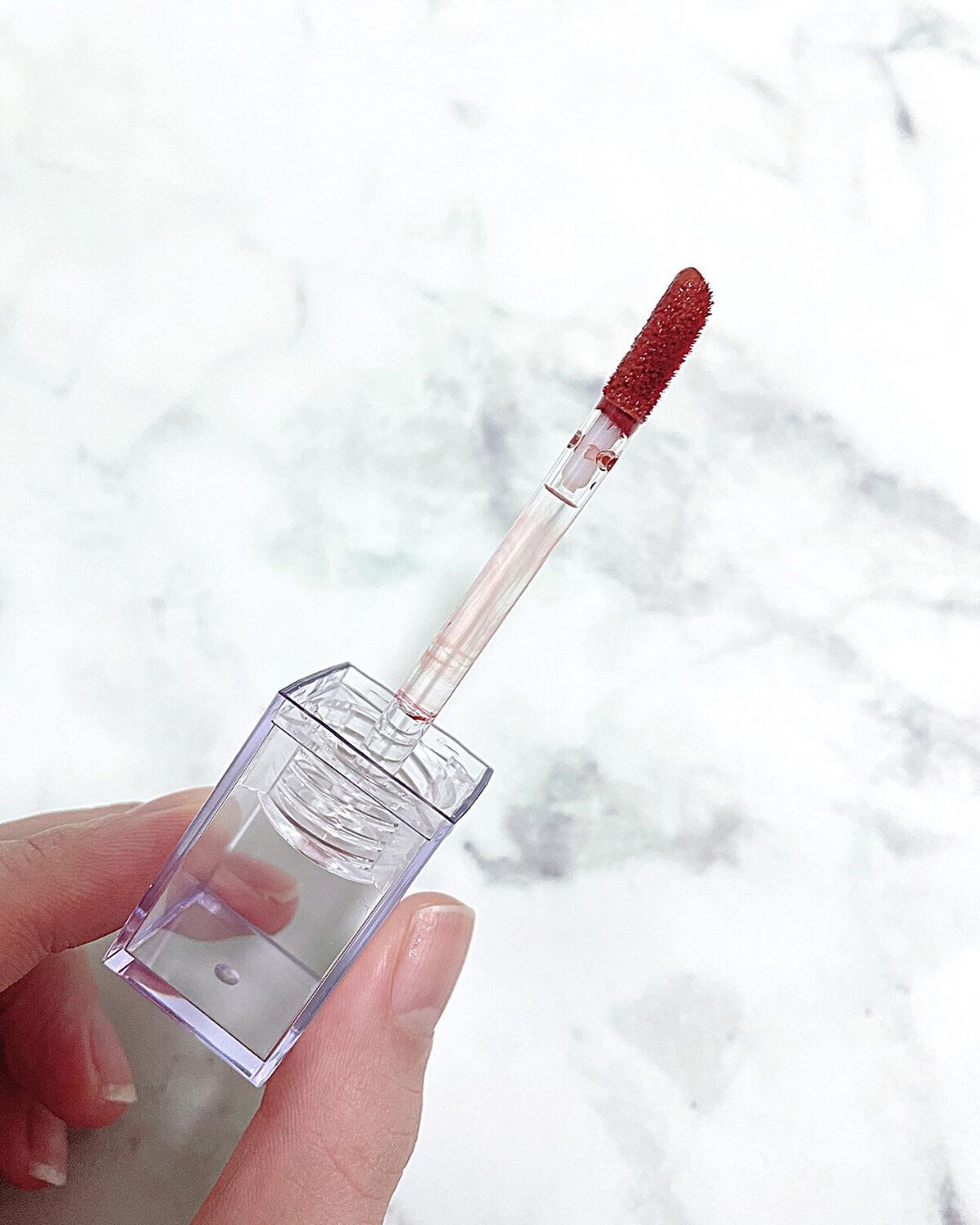 ザ ウォータリーデューティント/MERZY/リップティントを使ったクチコミ（2枚目）