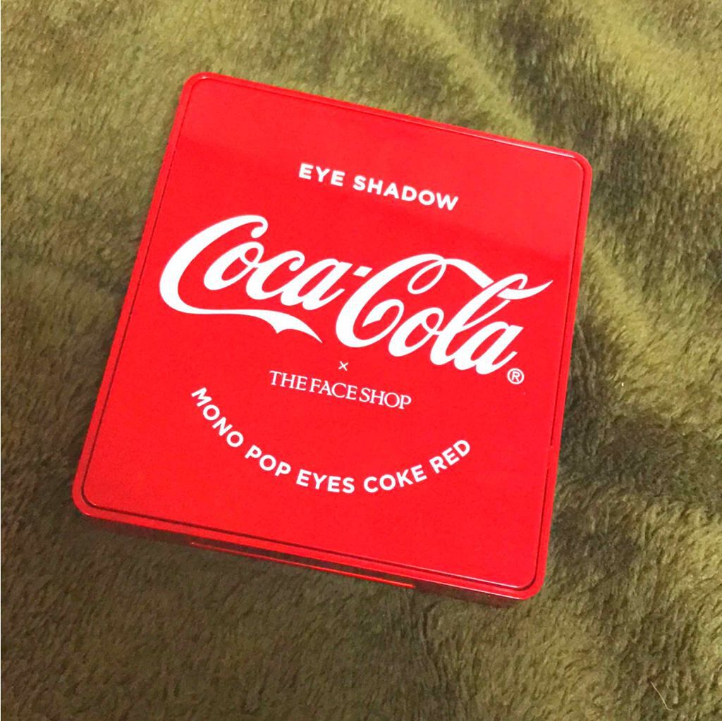 コカコーラ モノ ポップ アイズ/THE FACE SHOP/アイシャドウパレットを使ったクチコミ(3枚目)