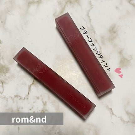 rom&nd ブラーファッジティント/rom&nd/リップティントを使ったクチコミ(1枚目)