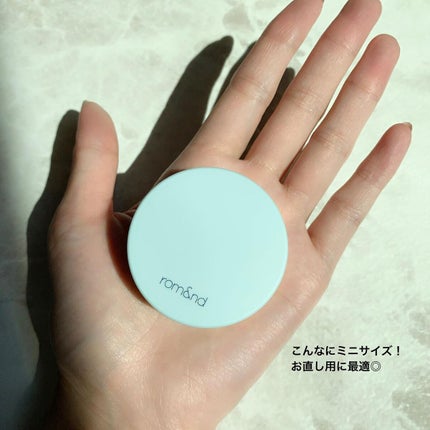 ヌーゼロクッション/rom&nd/クッションファンデーションを使ったクチコミ(7枚目)