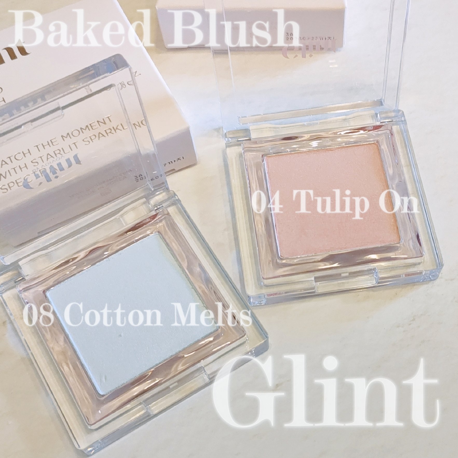 ベイクドブラッシュ #04 Tulip On/Glint/パウダーチークを使ったクチコミ（3枚目）