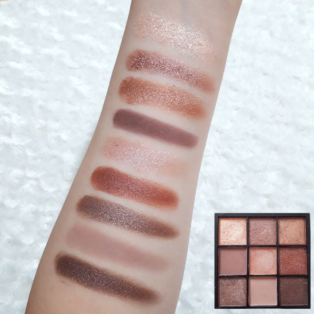 UR GLAM　BLOOMING EYE COLOR PALETTE/U R GLAM/アイシャドウパレットを使ったクチコミ（2枚目）