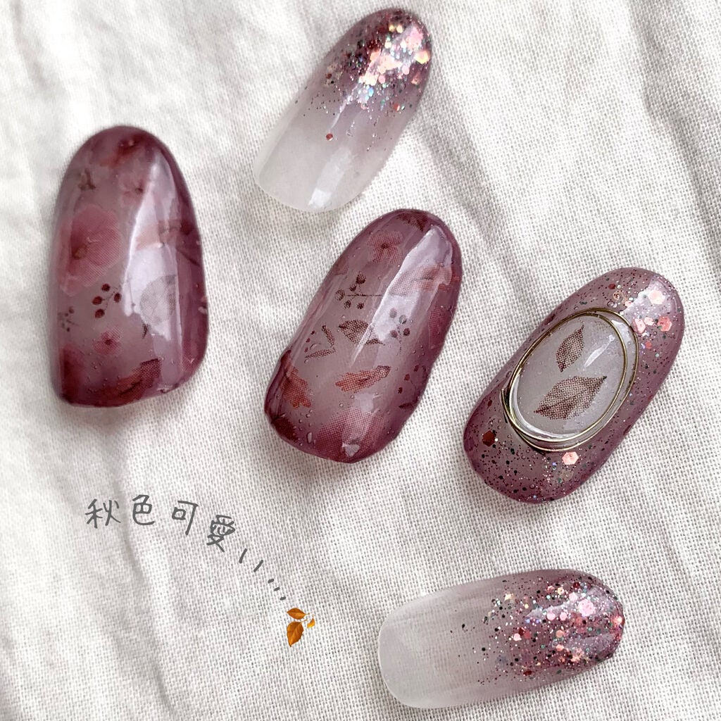 しずくネイルシール/キャンドゥ/ネイルシールを使ったクチコミ(4枚目)