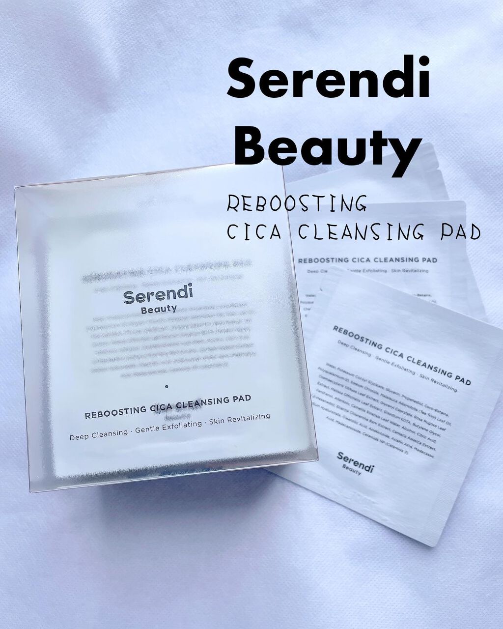 REBOOSTING CICA CLEANSING PAD/SERENDI BEAUTY/クレンジングシートを使ったクチコミ（1枚目）