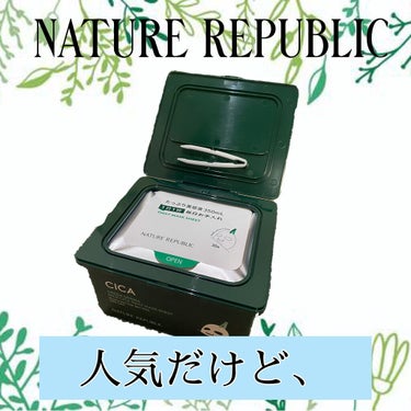 \CICAパック/


今回はNature Republic (ネイチャーリパブリック)のグリーンダーマ マイルド シカ デイリーシートマスクを紹介します🌿

大人気のCICAが入っているということで、