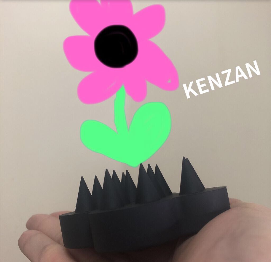 uka scalp brush kenzan/uka/スカルプブラシを使ったクチコミ（2枚目）