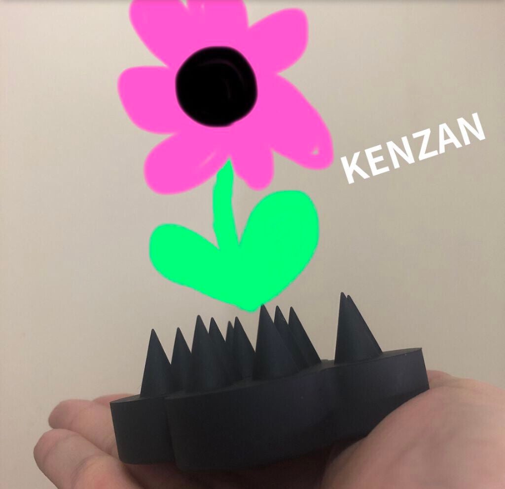 uka scalp brush kenzan/uka/スカルプブラシを使ったクチコミ(2枚目)