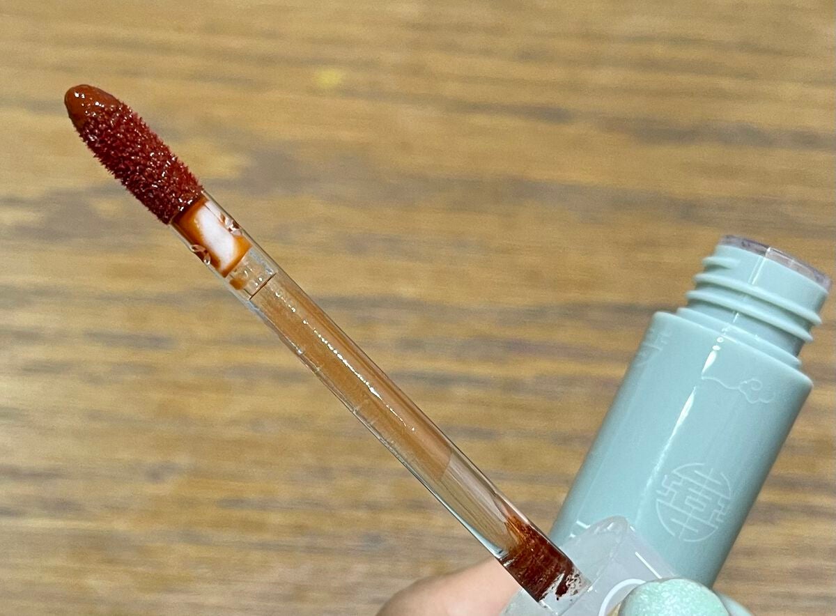 グラスティングウォーターティント 韓服エディション/rom&nd/リップティントを使ったクチコミ(3枚目)