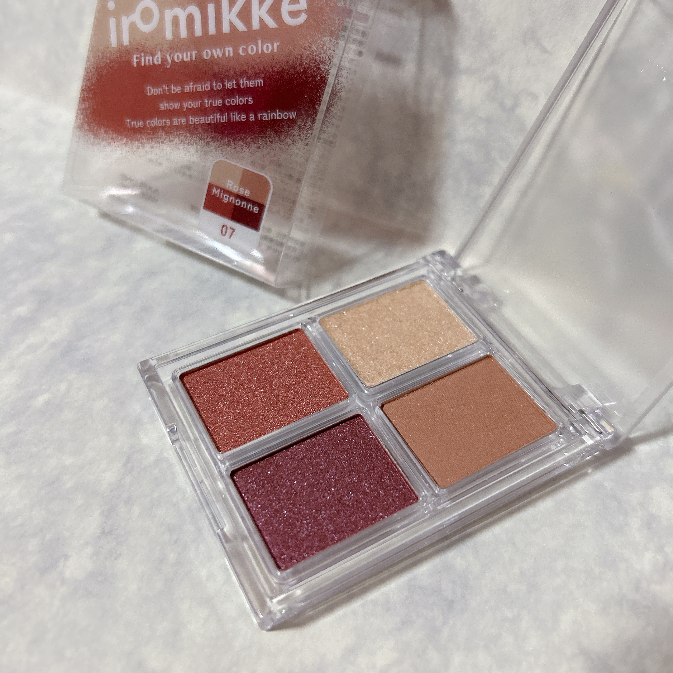 イロミッケ グリッターリキッドアイシャドウ/iromikke/グリッターを使ったクチコミ（3枚目）