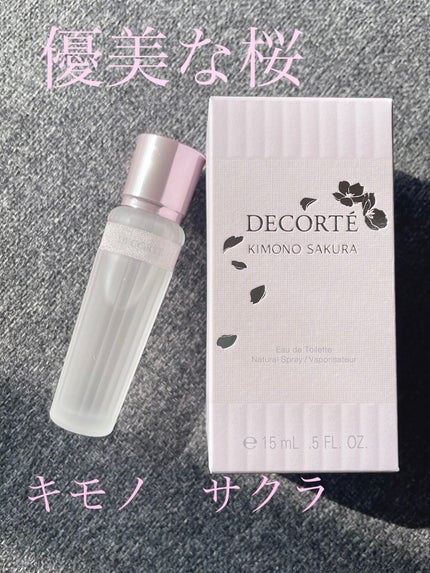 キモノ サクラ オードトワレ 15ml/DECORTÉ/香水(レディース)を使ったクチコミ(1枚目)