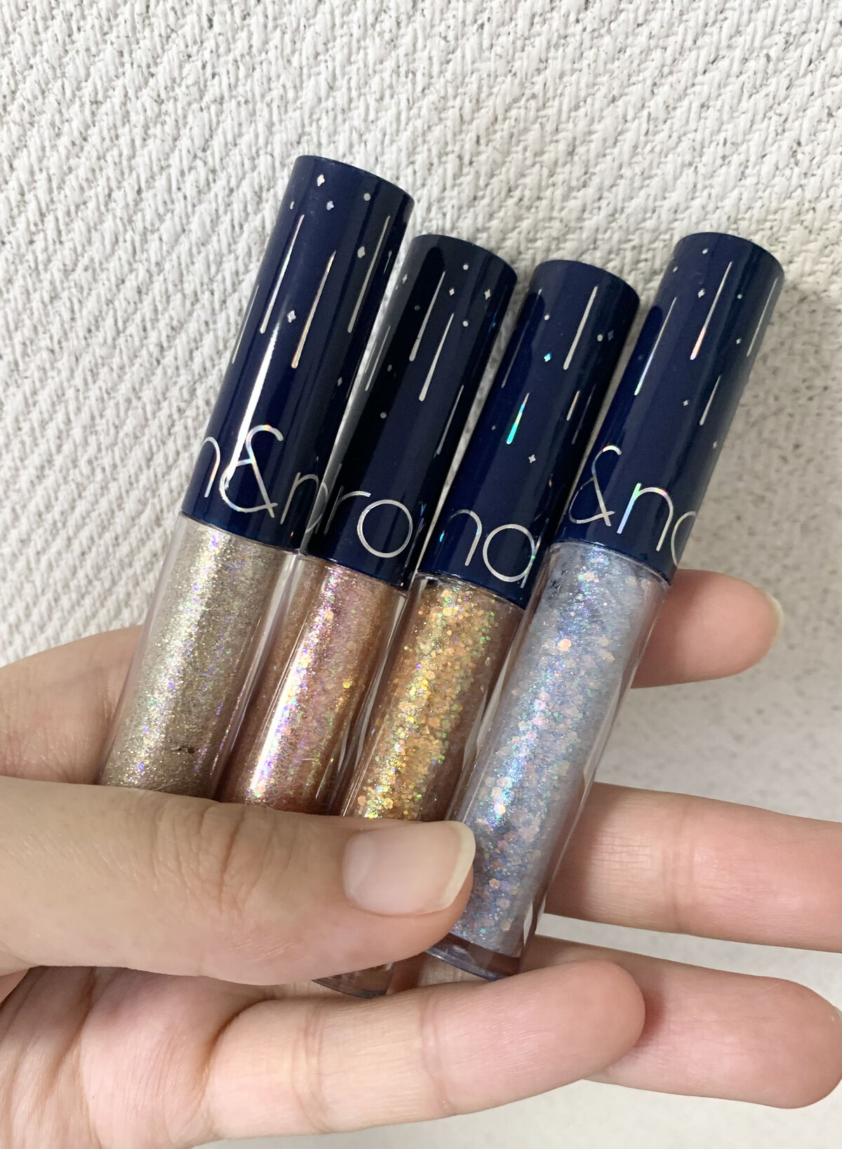 リキッド グリッター シャドウ/rom&nd/グリッターを使ったクチコミ（2枚目）