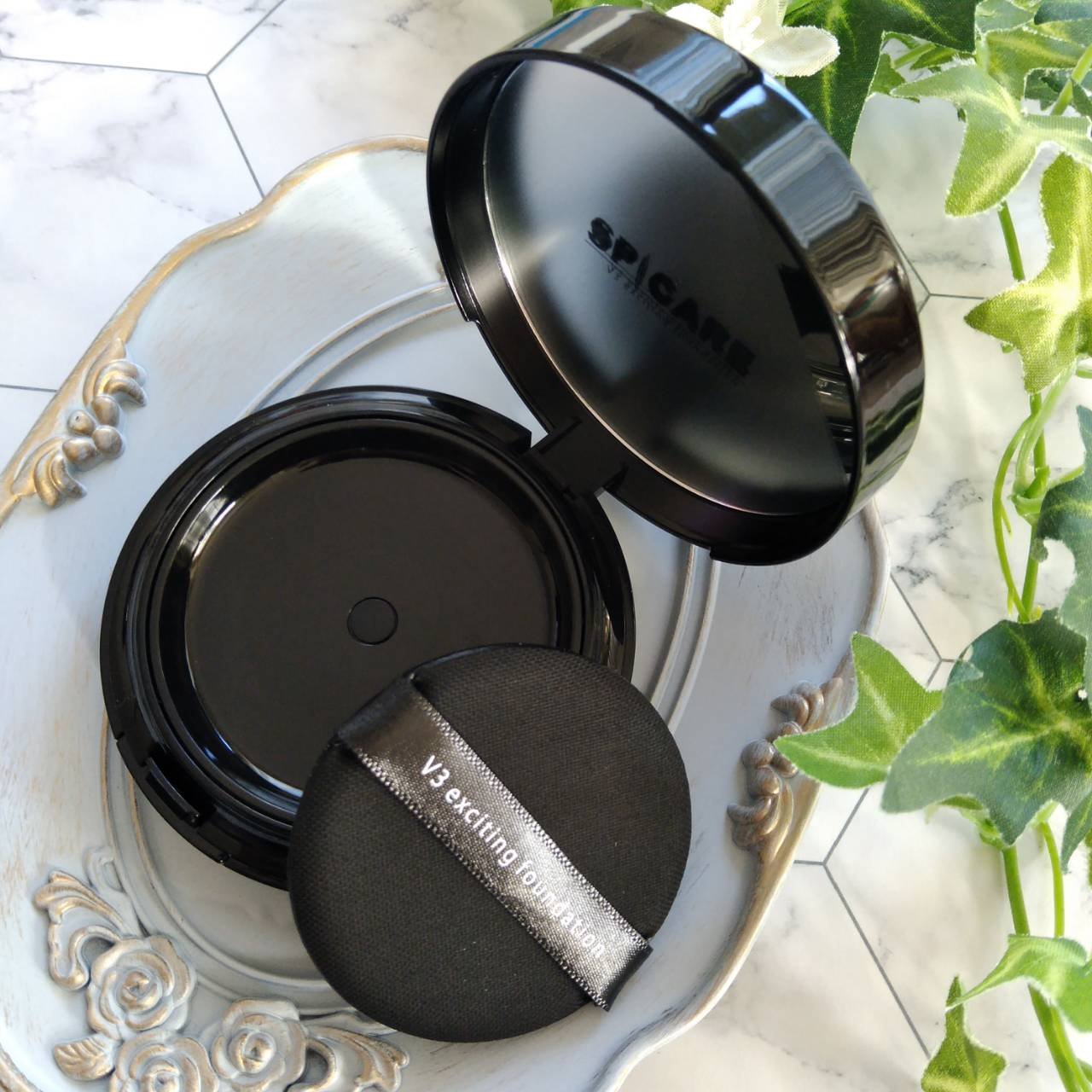 V3 エキサイティングファンデーション/SPICARE/クッションファンデーションを使ったクチコミ（3枚目）