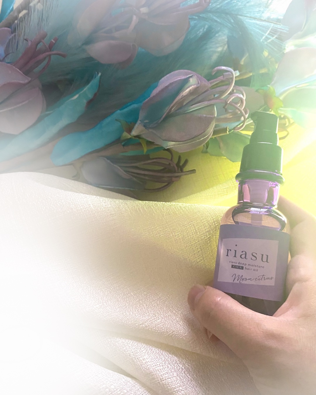 リアス ディープ モイスチャー シカ ヘアオイル/riasu/ヘアミルクを使ったクチコミ（3枚目）