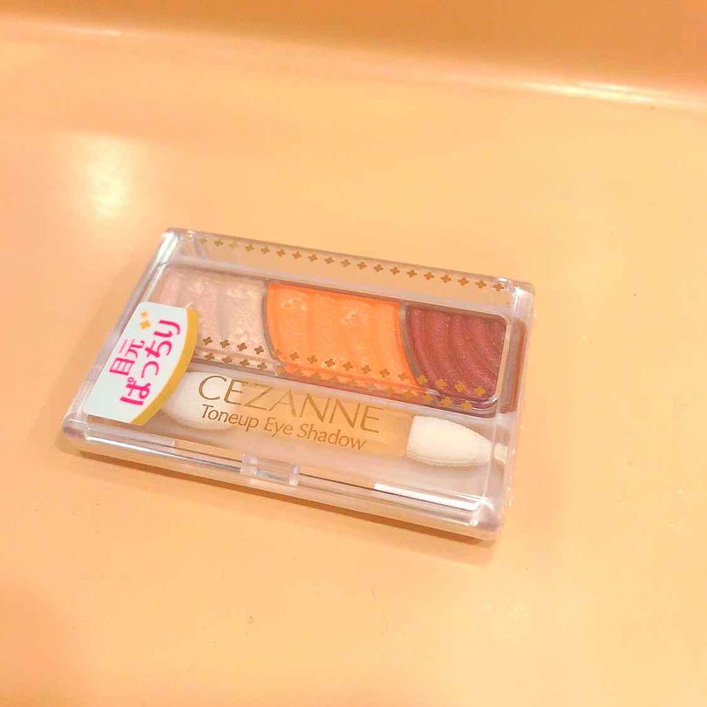 トーンアップアイシャドウ/CEZANNE/アイシャドウパレットを使ったクチコミ（1枚目）