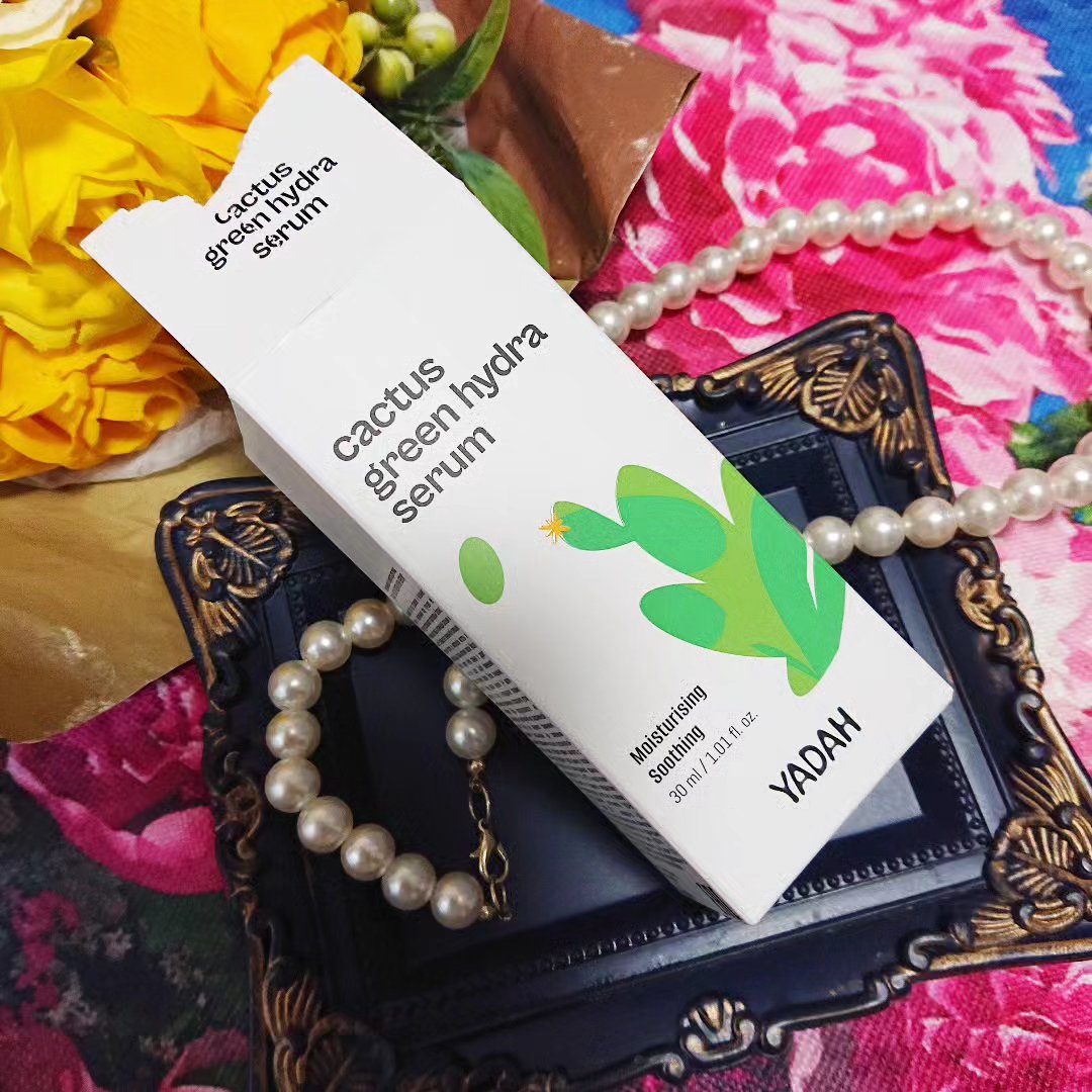 カクタスグリーンハイドラセラム/YADAH/美容液を使ったクチコミ（2枚目）