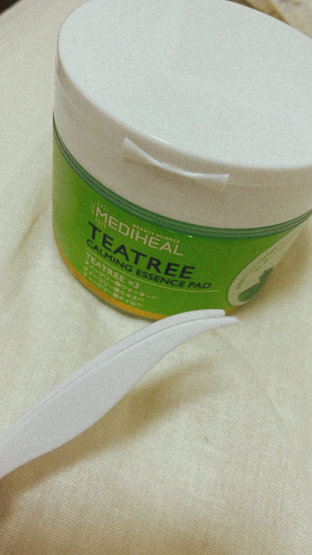 ティーツリーカーミングエッセンスパッド/MEDIHEAL/トナーパッドを使ったクチコミ（2枚目）