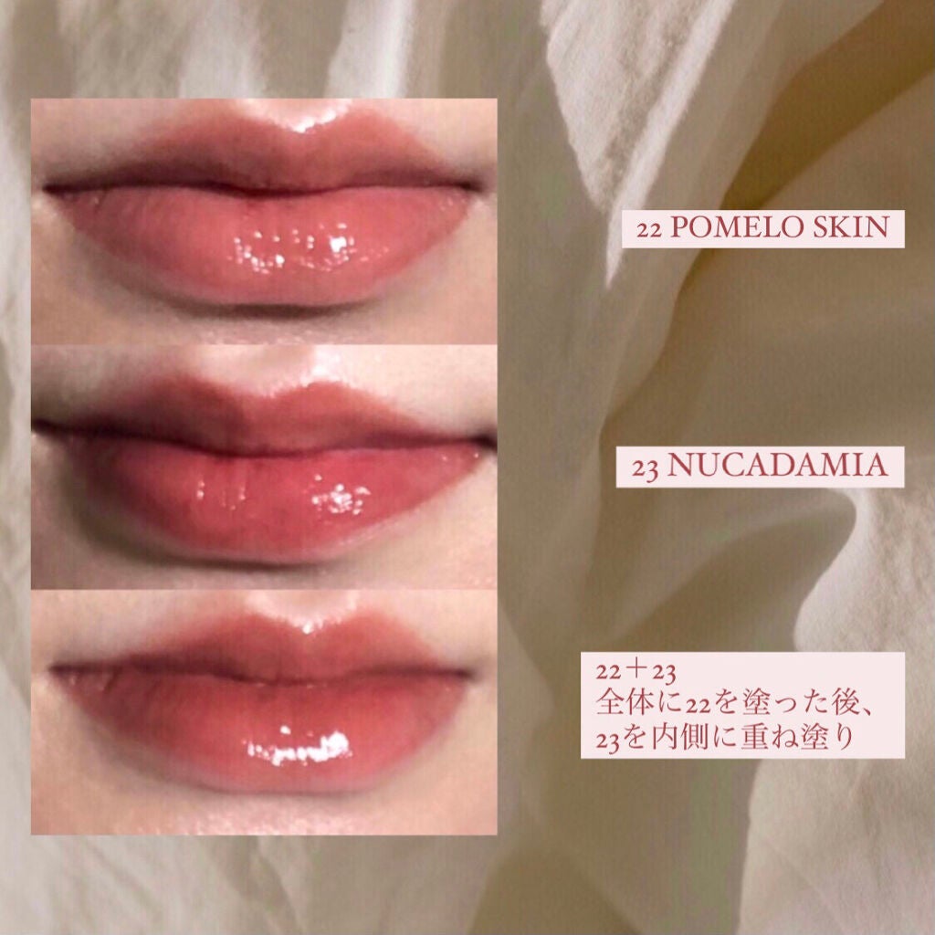 ジューシーラスティングティント/rom&nd/リップティントを使ったクチコミ(2枚目)