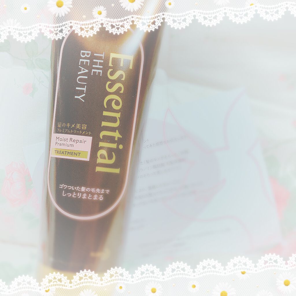 THE BEAUTY 髪のキメ美容プレミアムトリートメント<モイストリペアプレミアム>/エッセンシャル/洗い流すヘアトリートメントを使ったクチコミ(1枚目)