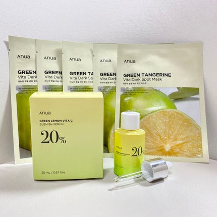 青蜜柑 ビタ ダークスポット マスクパック/Anua/シートマスク・パックを使ったクチコミ(3枚目)