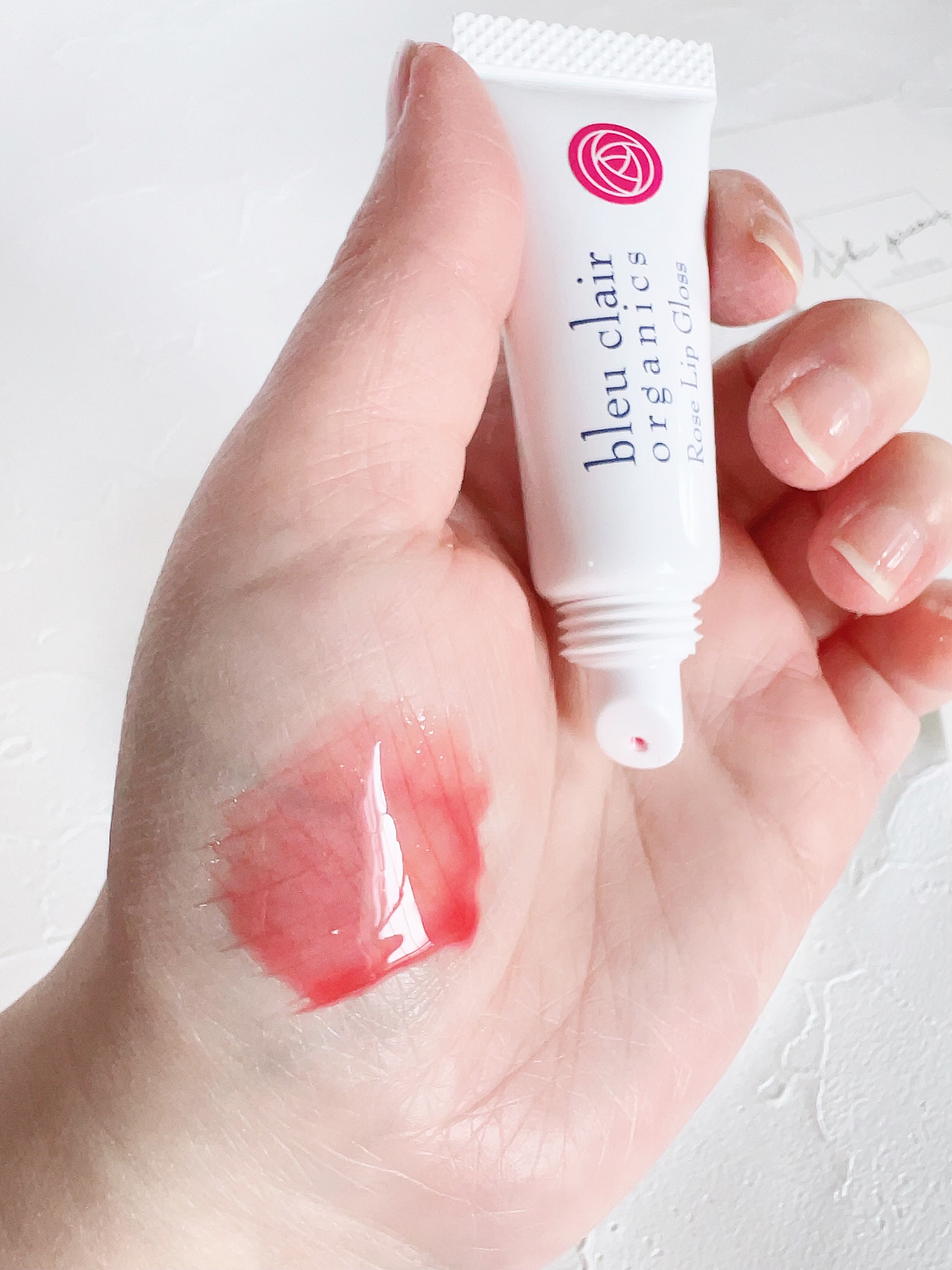 ローズリップグロス オーガニックレッド/ブルークレール/リップグロスを使ったクチコミ（3枚目）