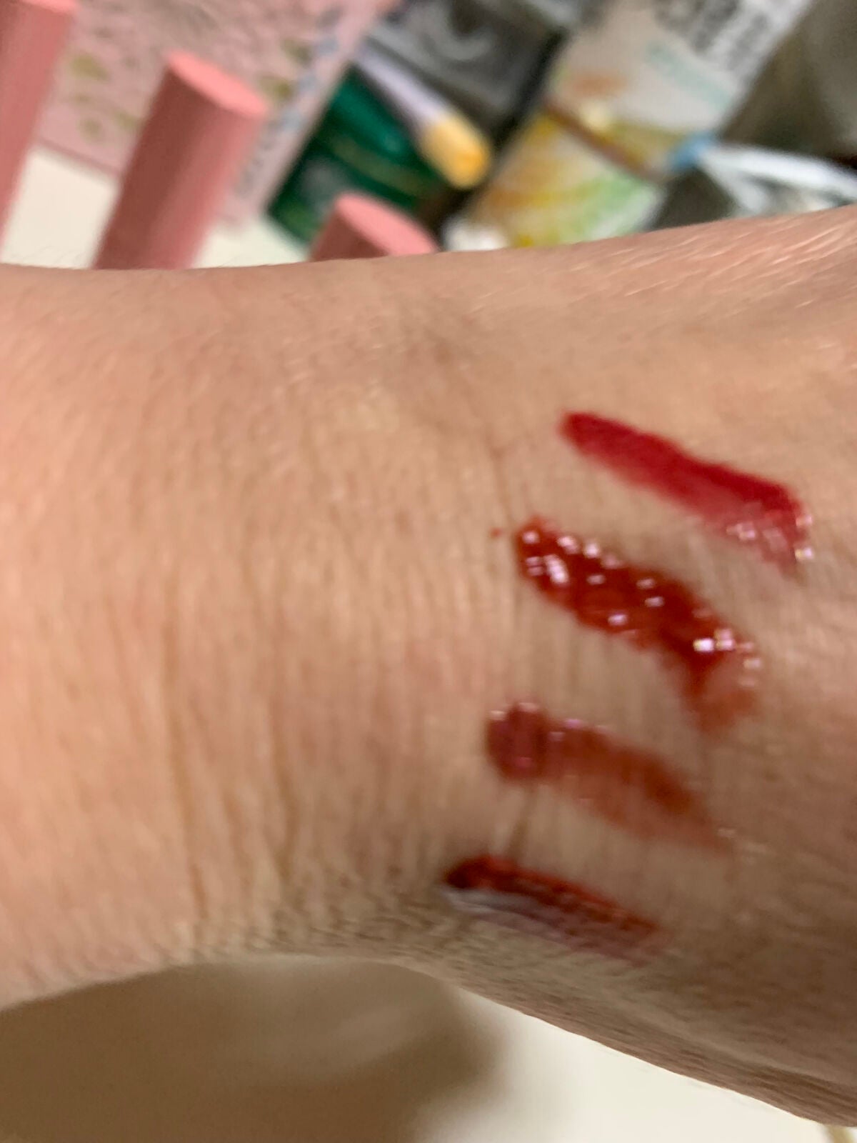 りこ on LIPS 「この前ドラッグストアに寄った際に購入したリップティントです💄✨..」(2枚目)
