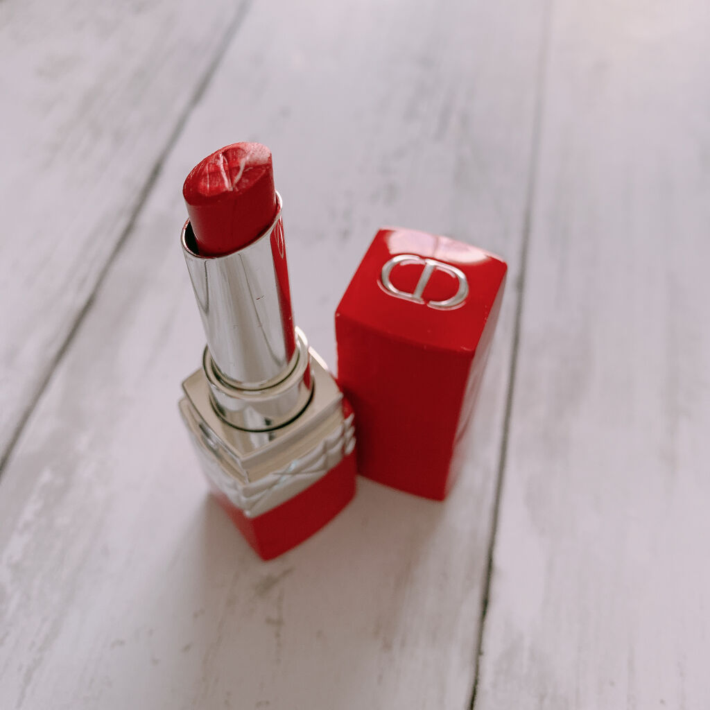 ルージュ ディオール ウルトラ バーム 999 ブルーム/Dior/口紅を使ったクチコミ（1枚目）