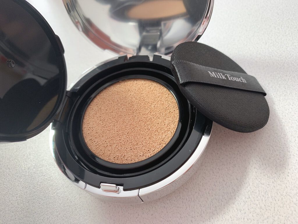 ファインド ザ リアル カバー クッション/Milk Touch/クッションファンデーションを使ったクチコミ（2枚目）