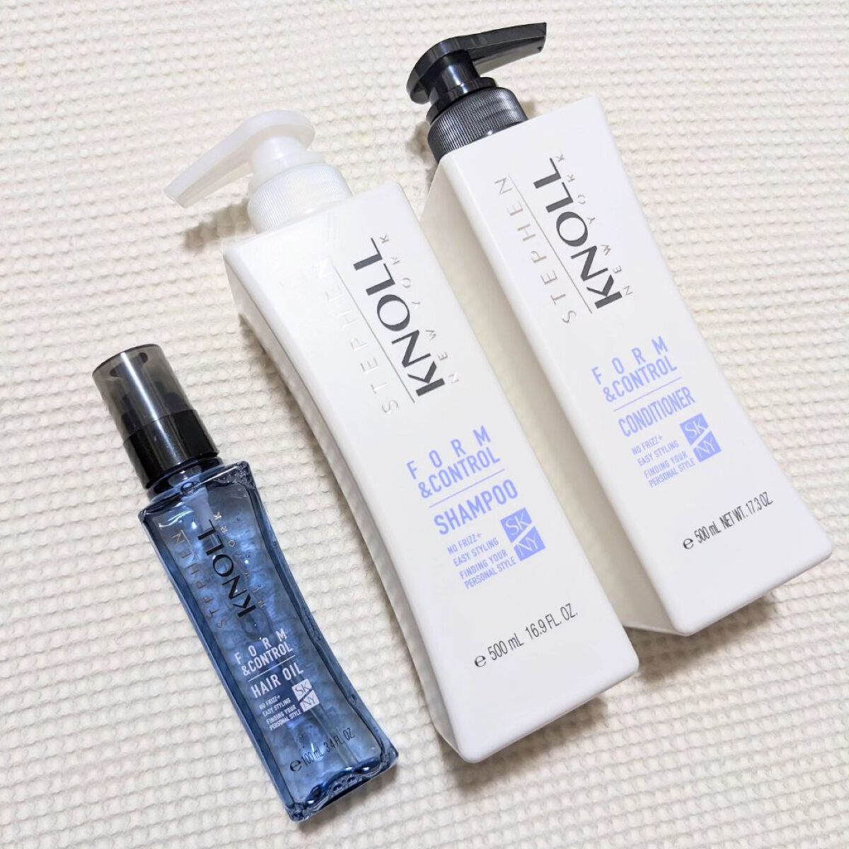 フォルムコントロール ヘアオイル Ｗ/スティーブンノル ニューヨーク/ヘアオイルを使ったクチコミ（1枚目）