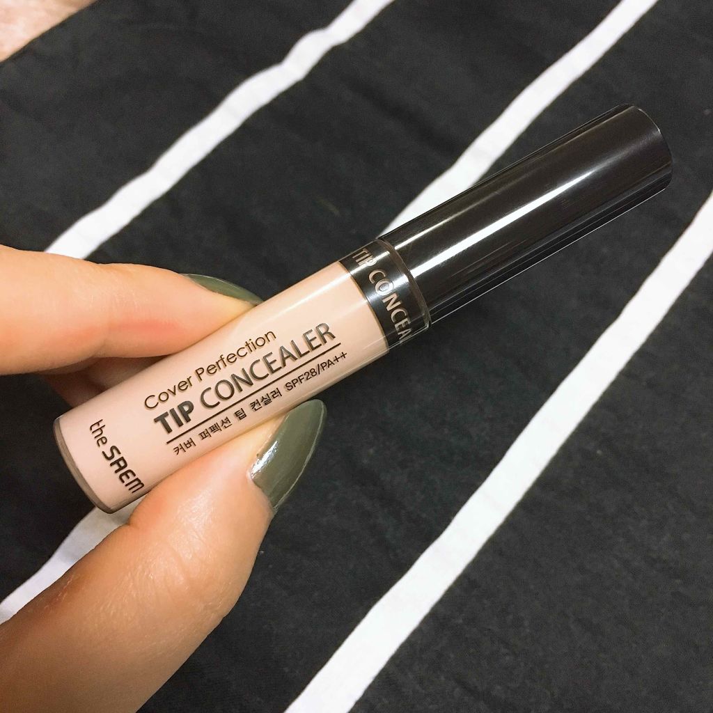 カバーパーフェクション チップコンシーラー/the SAEM/リキッドコンシーラーを使ったクチコミ(1枚目)