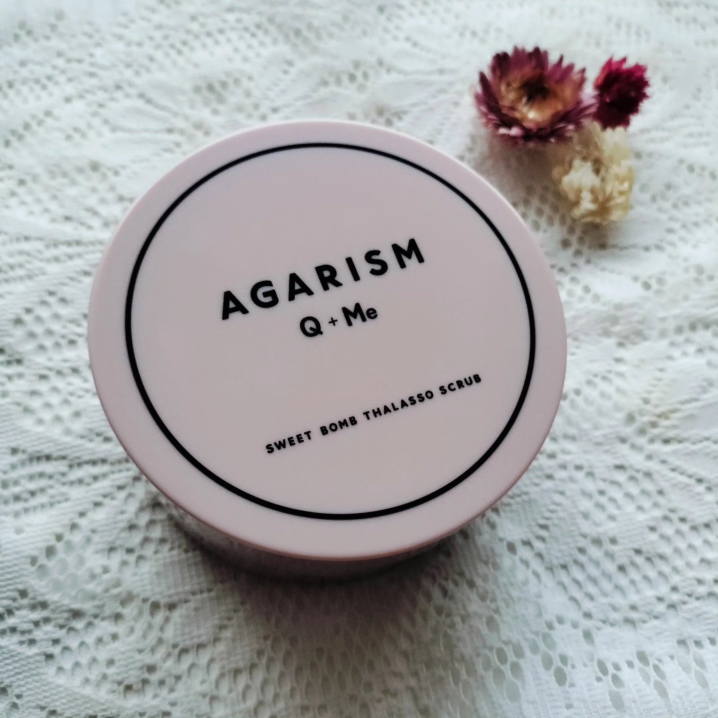 Q+Me スウィート ボム タラソ スクラブ/AGARISM/バストケア・ヒップケアを使ったクチコミ（2枚目）