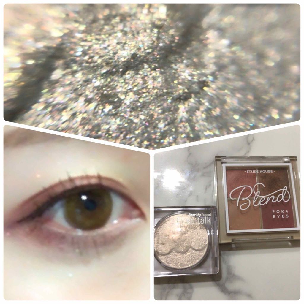 ディアマイ エナメルアイズ BE103 ピンクソルト（生産終了）/ETUDE/ジェル・クリームアイシャドウを使ったクチコミ（1枚目）