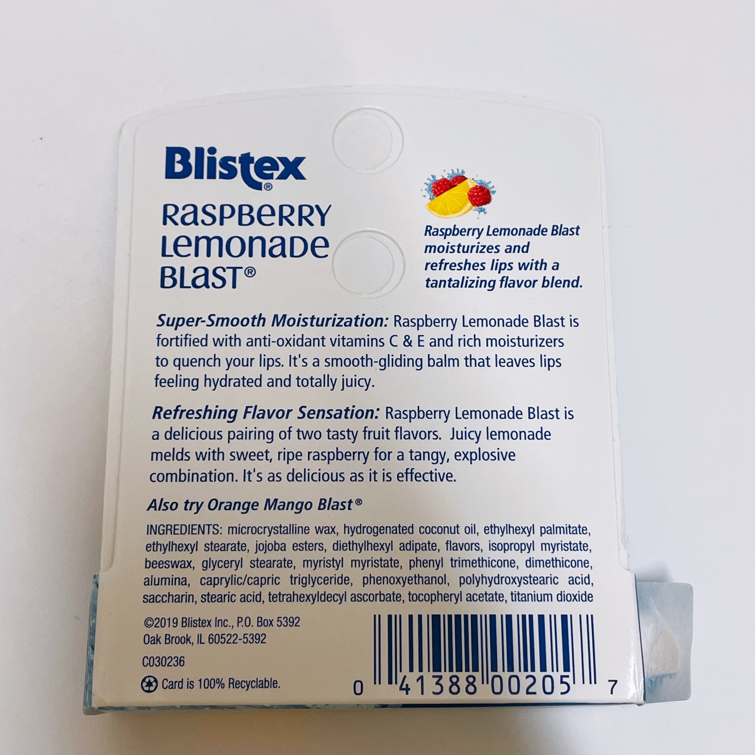 Raspberry Lemonade Blast/Blistex/リップクリームを使ったクチコミ（3枚目）