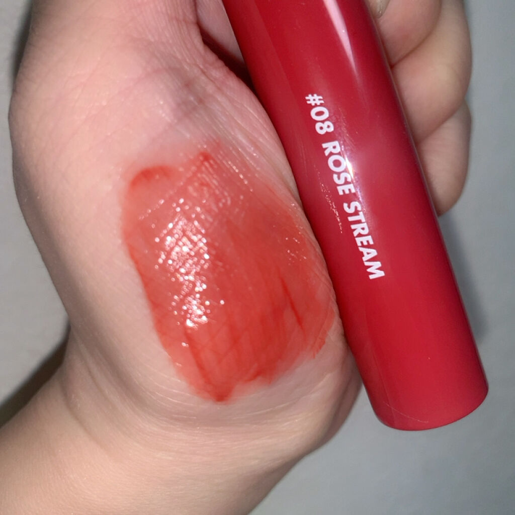 グラスティングウォーターティント/rom&nd/リップティントを使ったクチコミ（3枚目）