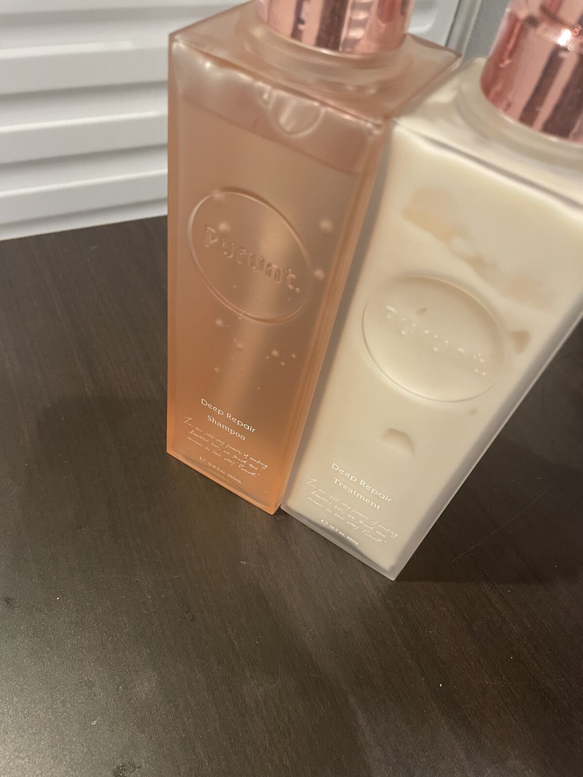 プルント ディープリペア美容液シャンプー／トリートメント/Purunt./市販シャンプーを使ったクチコミ（1枚目）