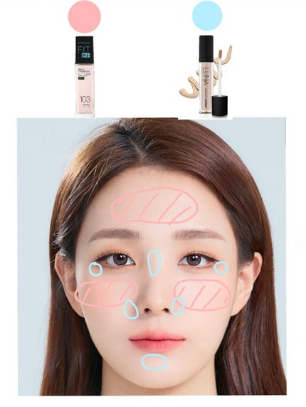 ロングラスティングチップコンシーラー/LUNA/リキッドコンシーラーを使ったクチコミ(2枚目)