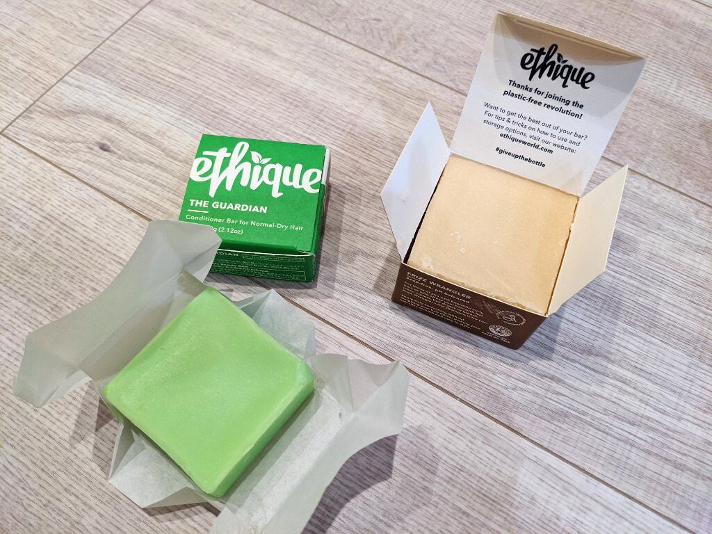 コンディショナー バー ガーディアン/Ethique/市販シャンプーを使ったクチコミ(2枚目)