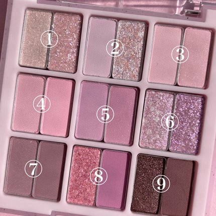 シャドウパレット/dasique/アイシャドウパレットを使ったクチコミ(2枚目)