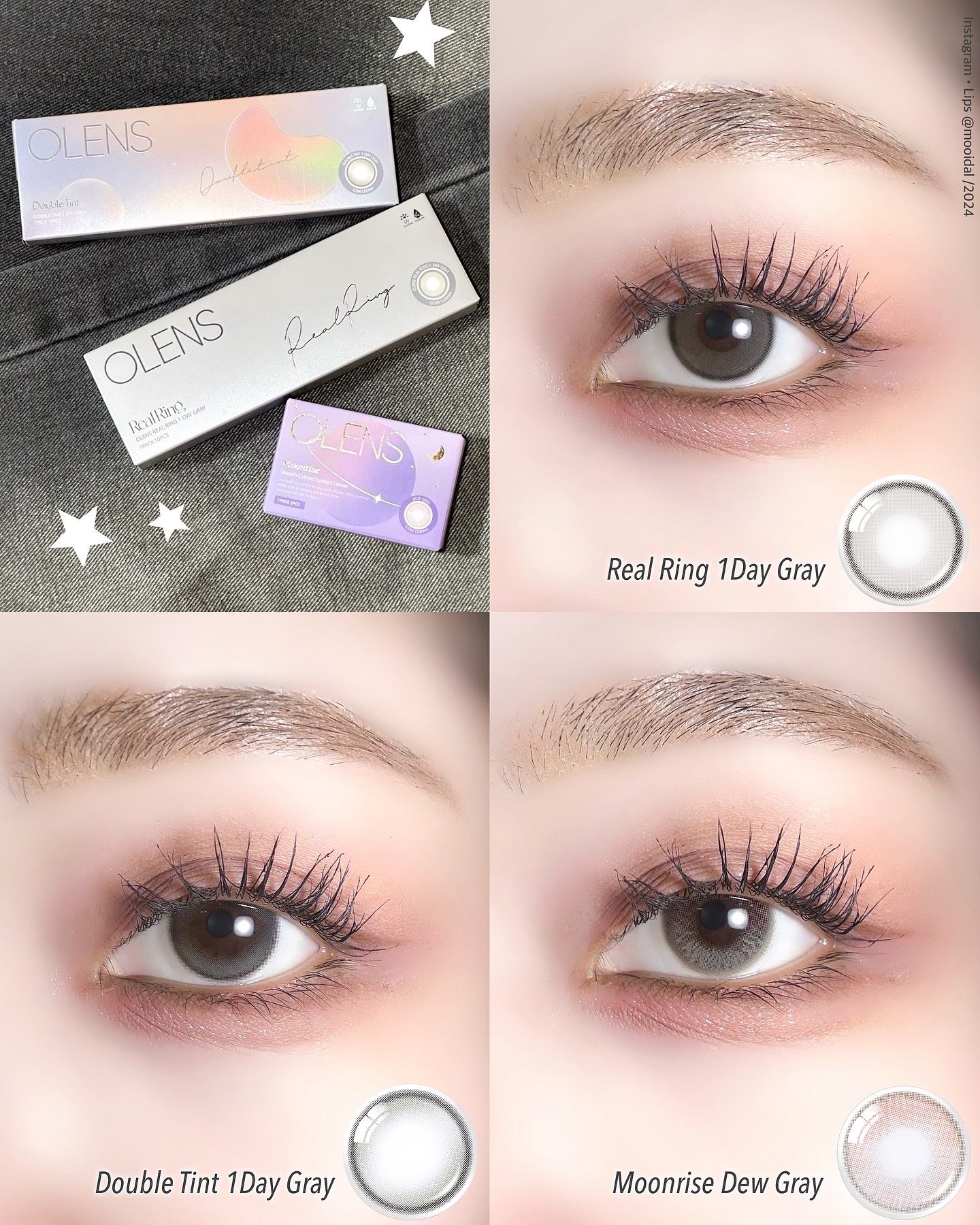 ムーンライズデュー/OLENS/１ヶ月（１MONTH）カラコンを使ったクチコミ（1枚目）