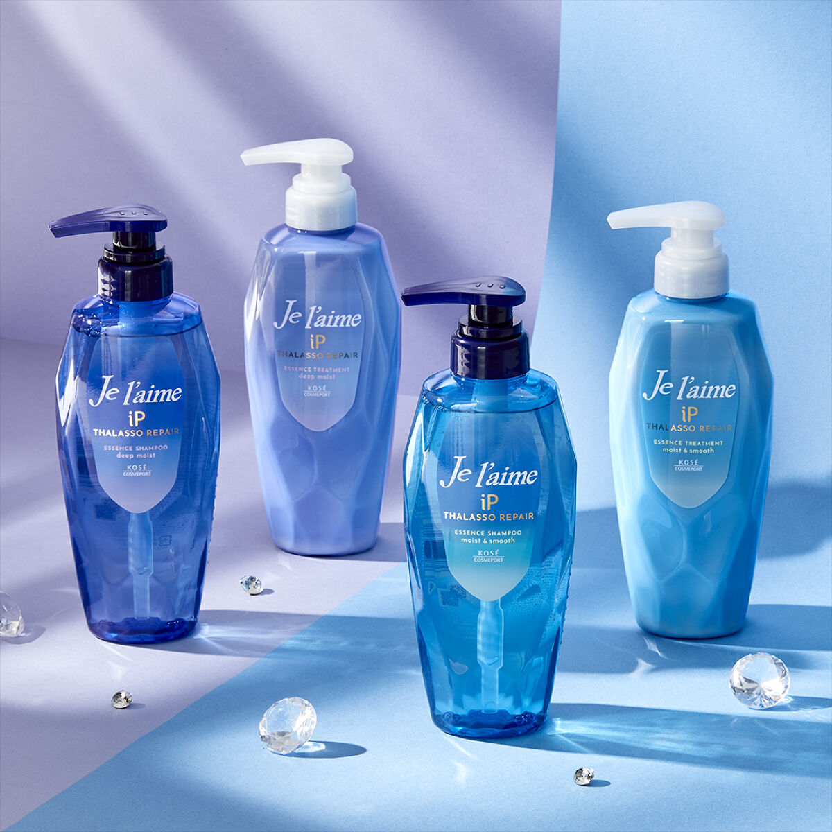 iP タラソリペア 補修美容液シャンプー/補修美容液トリートメント (ディープモイスト)/Je l'aime/市販シャンプーを使ったクチコミ（1枚目）