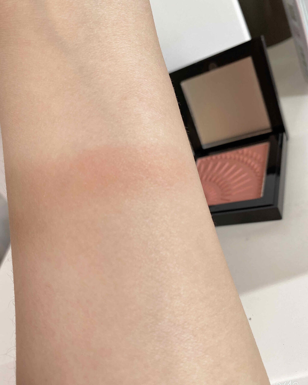 薄霧錦紗 単色チーク/ZEESEA/パウダーチークを使ったクチコミ（2枚目）