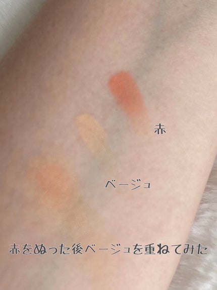 リシェ レッドトリック アイコンシーラー/Visée/パレットコンシーラーを使ったクチコミ(3枚目)