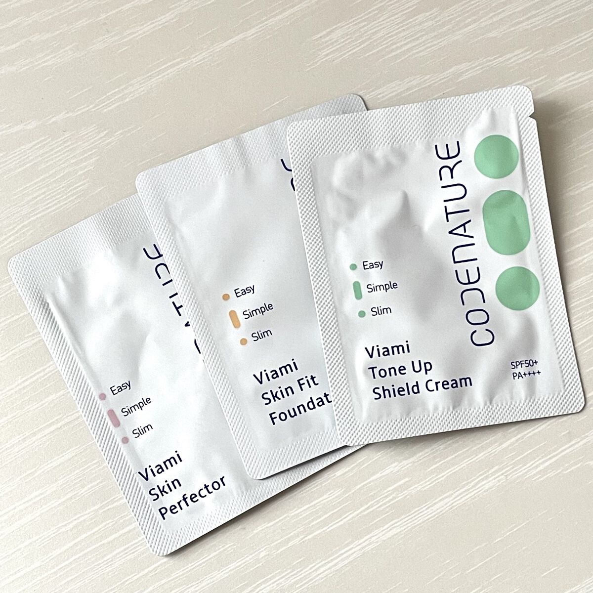 ビアミスキンフィットファンデーション/CODENATURE/リキッドファンデーションを使ったクチコミ（1枚目）