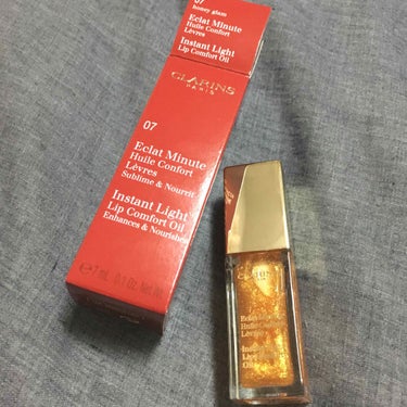 コンフォート リップオイル  07 honey glam/CLARINS/リップグロスを使ったクチコミ（1枚目）