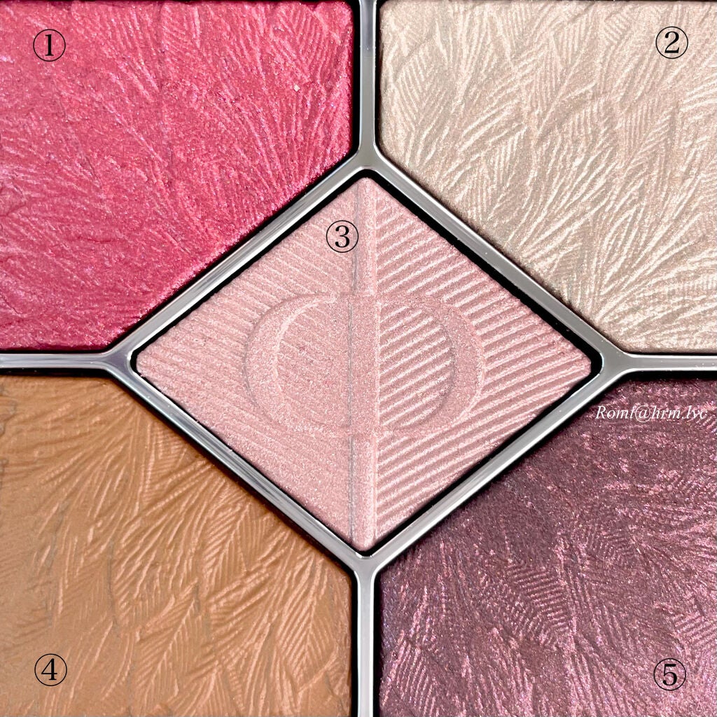 サンク クルール クチュール<バーズ オブ ア フェザー>/Dior/アイシャドウパレットを使ったクチコミ(3枚目)