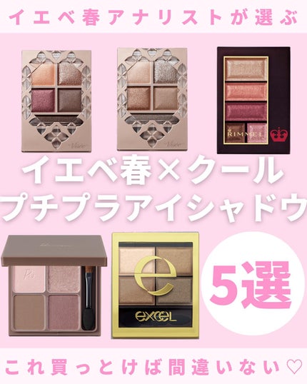 スキニーリッチシャドウ/excel/アイシャドウパレットを使ったクチコミ(1枚目)