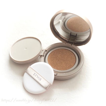 ミネラルグロウスキンクッション/エトヴォス/クッションファンデーションを使ったクチコミ(3枚目)